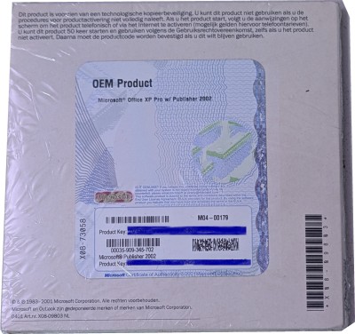 MS Office XP Pro OEM with Publisher 2002 (ONLY ONE LEFT!)