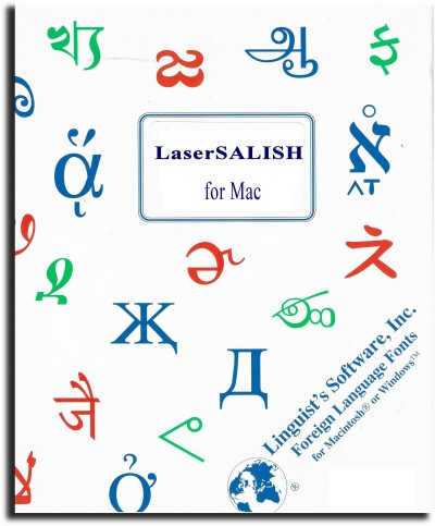 LaserSalish for Mac (2 fonts available)