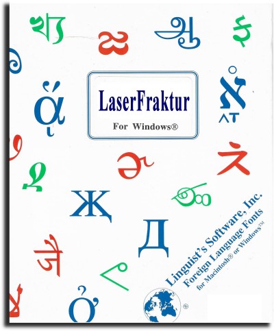 LaserFraktur for Windows