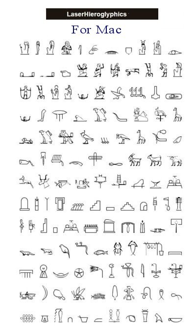LaserHieroglyphics for Macintosh