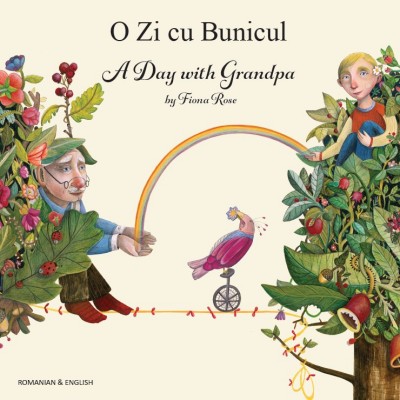A Day with Grandpa in Romanian & English (PB)